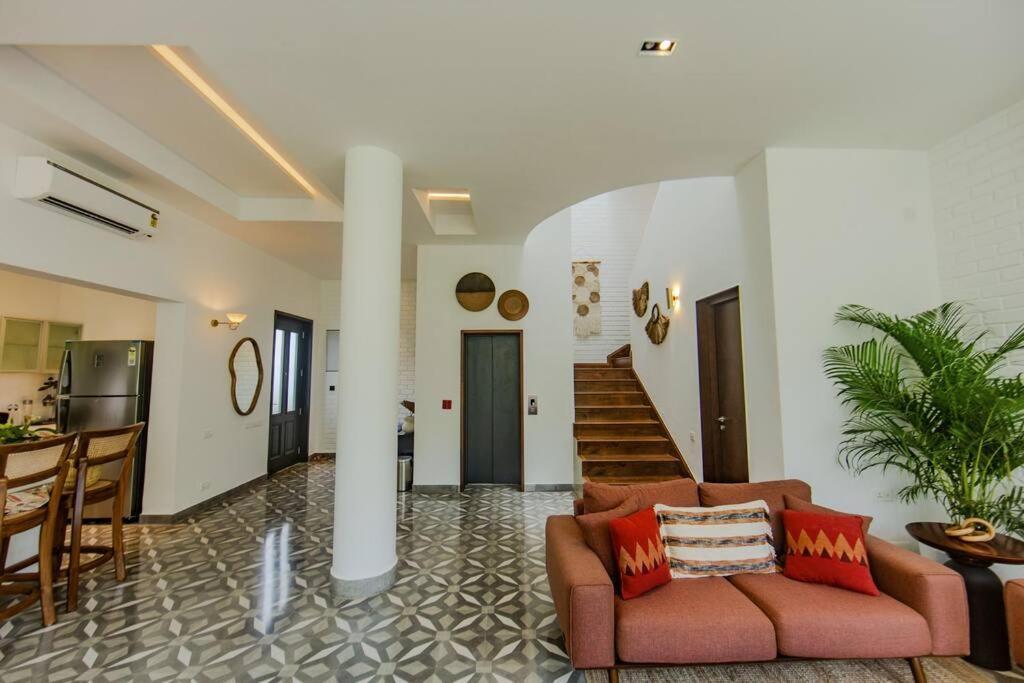 Presidential Luxury Villa Anjuna With Pvt Pool & Bathtub, Most Prime Location Exterior photo