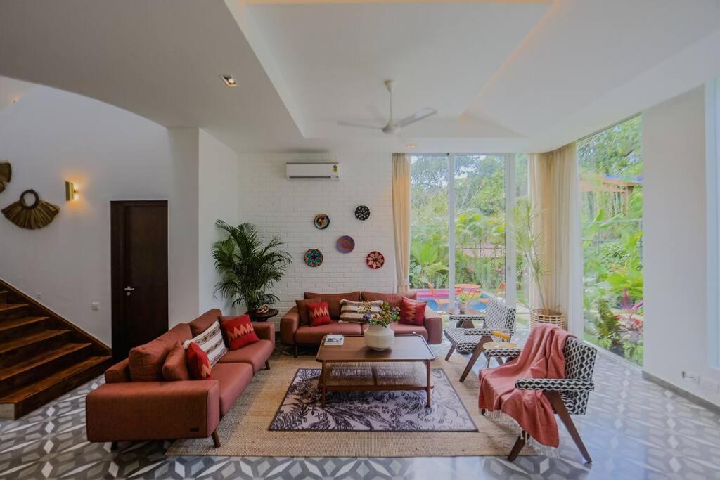 Presidential Luxury Villa Anjuna With Pvt Pool & Bathtub, Most Prime Location Exterior photo